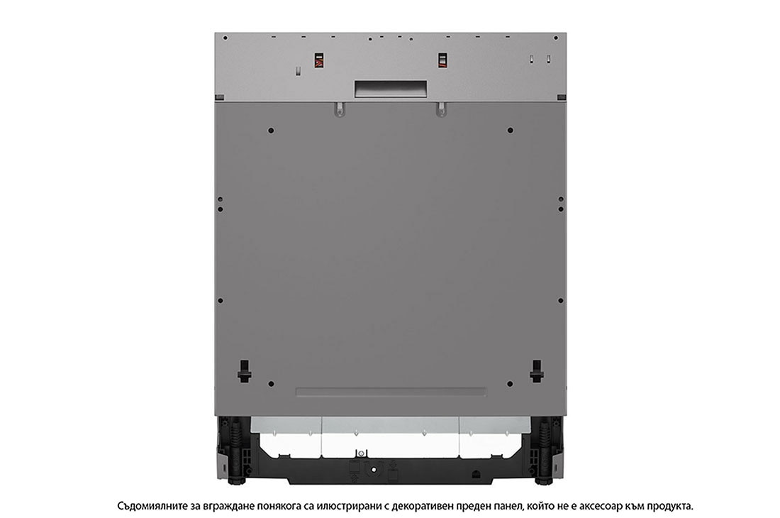 LG QuadWash™ Съдомиялна за вграждане с пара с TrueSteam™ технология, 14 комплекта съдове, DB325TXS, DB325TXS