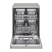 LG QuadWash™ Съдомиялна с пара с TrueSteam™ технология, 14 комплекта съдове, Изглед отпред с отворена врата, DF242FPS, thumbnail 2