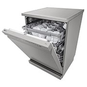 LG QuadWash™ Съдомиялна с пара с TrueSteam™ технология, 14 комплекта съдове, Перспективен изглед от ляво, DF242FPS, thumbnail 8