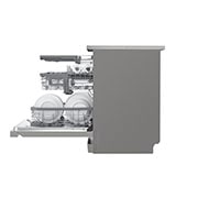 LG QuadWash™ Съдомиялна с пара TrueSteam™ технология, Авт. отваряне на вратата, 14 комплекта съдове, ThinQ™ WiFi, Страничен изглед, DF365FPS, thumbnail 10