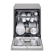 LG QuadWash™ Съдомиялна с пара TrueSteam™ технология, 14 комплекта съдове, ThinQ™ WiFi, Отворена предна врата с изглед към храната, DF243FVS, thumbnail 2