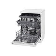 LG QuadWash™ Съдомиялна с пара TrueSteam™ технология, 14 комплекта съдове, ThinQ™ WiFi, right side open, DF243FWS, thumbnail 11