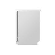 LG QuadWash™ Съдомиялна с пара TrueSteam™ технология, 14 комплекта съдове, ThinQ™ WiFi, side view, DF243FWS, thumbnail 13