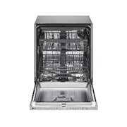 LG QuadWash™ Съдомиялна за вграждане, 14 комплекта съдове, ThinQ™ WiFi, Front view with door open, DB243TX, thumbnail 2