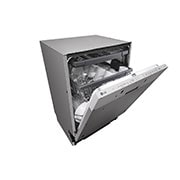LG QuadWash™ Съдомиялна за вграждане, 14 комплекта съдове, ThinQ™ WiFi, Left side open without vessels, DB243TX, thumbnail 7