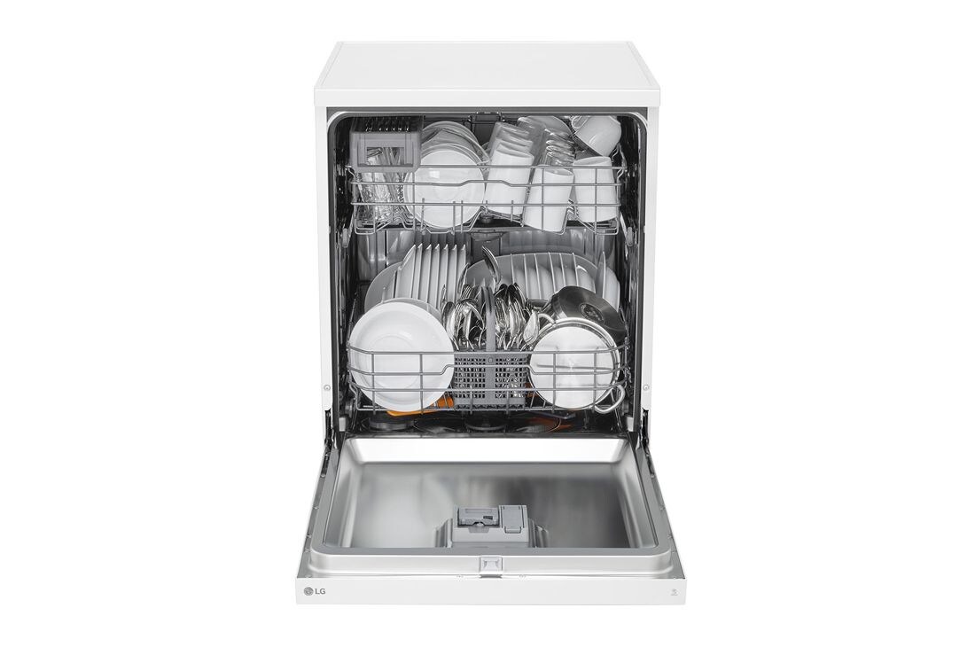 LG QuadWash™ Съдомиялна, 14 комплекта съдове, Front Open2, DF142FW, thumbnail 3