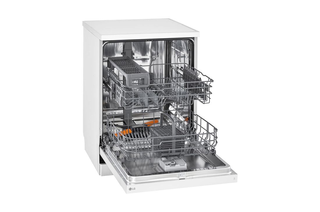 LG QuadWash™ Съдомиялна, 14 комплекта съдове, Left Side1, DF142FW, thumbnail 5