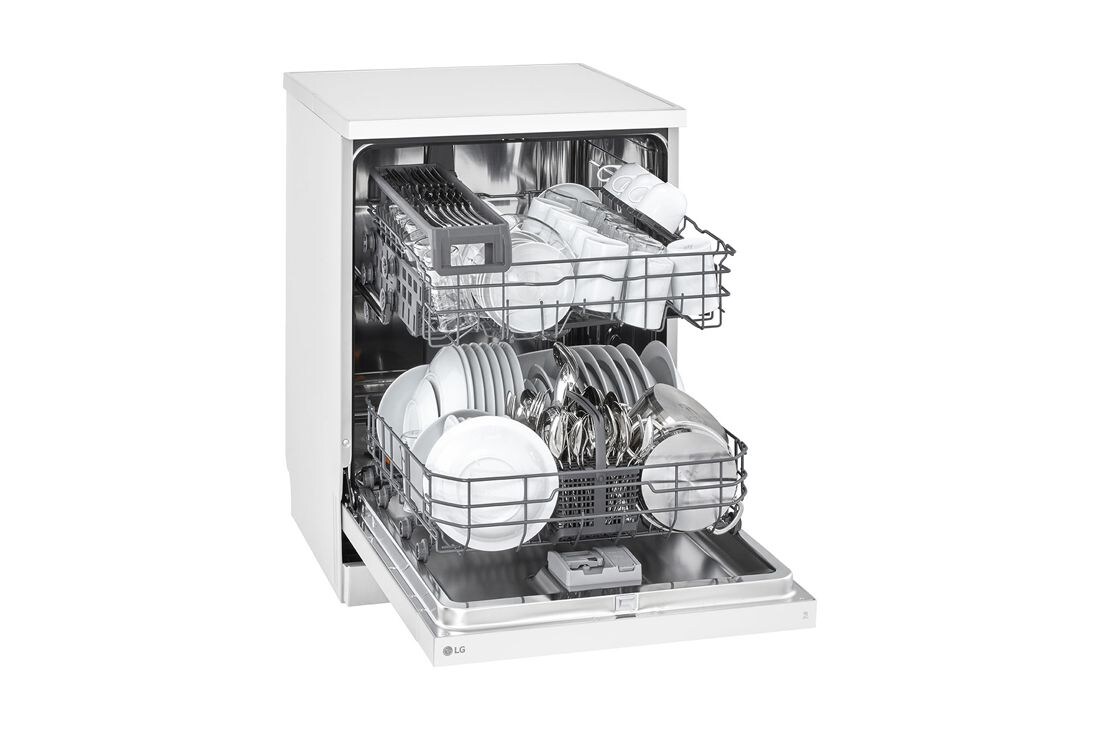 LG QuadWash™ Съдомиялна, 14 комплекта съдове, Left Side2, DF142FW, thumbnail 6