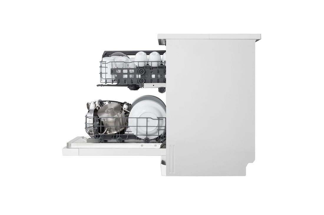 LG QuadWash™ Съдомиялна, 14 комплекта съдове, Side open2, DF142FW, thumbnail 12