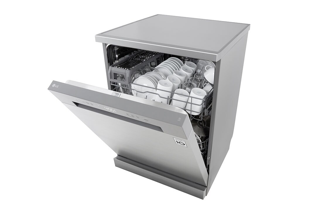LG QuadWash™ Съдомиялна, 14 комплекта съдове, Страничен изглед, DF142FV, thumbnail 10