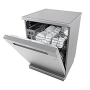 LG QuadWash™ Съдомиялна, 14 комплекта съдове, Страничен изглед, DF142FV, thumbnail 10
