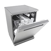 LG QuadWash™ Съдомиялна, 14 комплекта съдове, Изглед от лявата страна, DF142FV, thumbnail 7
