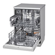 LG QuadWash™ Съдомиялна, 14 комплекта съдове, Перспективен изглед от ляво, DF142FV, thumbnail 8