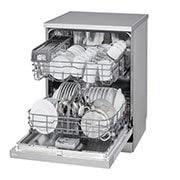 LG QuadWash™ Съдомиялна, 14 комплекта съдове, Страничен изглед, DF142FV, thumbnail 9