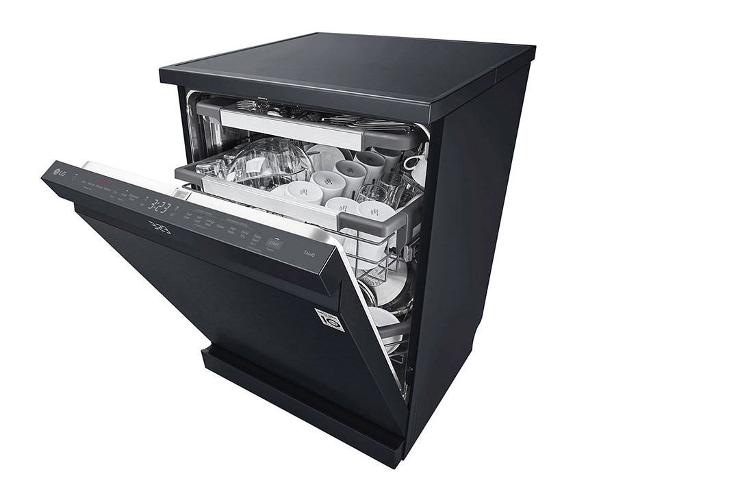 LG QuadWash™ Съдомиялна с пара TrueSteam™ технология, Авт. отваряне на вратата, 14 комплекта съдове, ThinQ™ WiFi, Подробен изглед на чекмеджето, DF587HMS, thumbnail 11