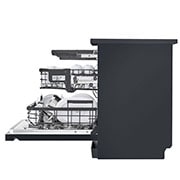 LG QuadWash™ Съдомиялна с пара TrueSteam™ технология, Авт. отваряне на вратата, 14 комплекта съдове, ThinQ™ WiFi, Изглед от дясната страна, DF587HMS, thumbnail 13