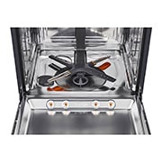 LG QuadWash™ Съдомиялна с пара TrueSteam™ технология, Авт. отваряне на вратата, 14 комплекта съдове, ThinQ™ WiFi, Страничен изглед, DF587HMS, thumbnail 7