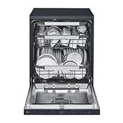 LG QuadWash™ Съдомиялна с пара TrueSteam™ технология, Авт. отваряне на вратата, 14 комплекта съдове, ThinQ™ WiFi, Отворена предна врата без изглед към храната, DF587HMS, thumbnail 3
