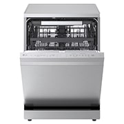 LG QuadWash™ Съдомиялна с пара TrueSteam™ технология, Авт. отваряне на вратата, 14 комплекта съдове, ThinQ™ WiFi, front  open, DF587HVS, thumbnail 5