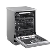 LG QuadWash™ Съдомиялна с пара TrueSteam™ технология, Авт. отваряне на вратата, 14 комплекта съдове, ThinQ™ WiFi, right side open, DF587HVS, thumbnail 9
