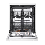 LG QuadWash™ Съдомиялна с пара TrueSteam™ технология, Авт. отваряне на вратата, 14 комплекта съдове, ThinQ™ WiFi, Отворена предна врата с изглед към храната, DF273FWS, thumbnail 2