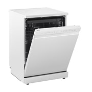 LG QuadWash™ Съдомиялна с пара TrueSteam™ технология, Авт. отваряне на вратата, 14 комплекта съдове, ThinQ™ WiFi, Изглед от дясната страна, DF273FWS, thumbnail 8