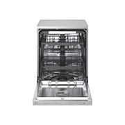 LG QuadWash™ Съдомиялна с пара TrueSteam™ технология, Авт. отваряне на вратата, 14 комплекта съдове, ThinQ™ WiFi, front full open, DF375HVS, thumbnail 6