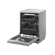 LG QuadWash™ Съдомиялна с пара TrueSteam™ технология, Авт. отваряне на вратата, 14 комплекта съдове, ThinQ™ WiFi, left side open, DF375HVS, thumbnail 13