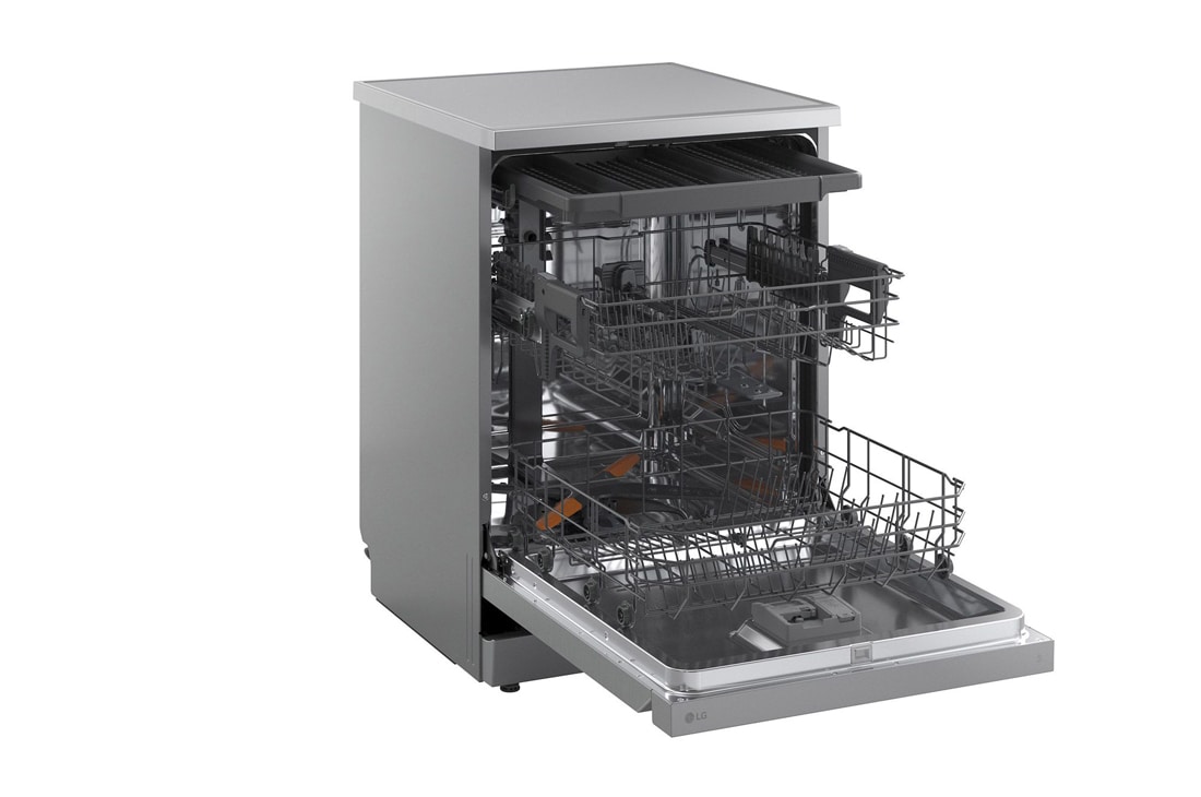 LG QuadWash™ Съдомиялна, Автоматично отваряне на вратата, 14 комплекта съдове, Подробен изглед на чекмеджето, DF273FV, thumbnail 10