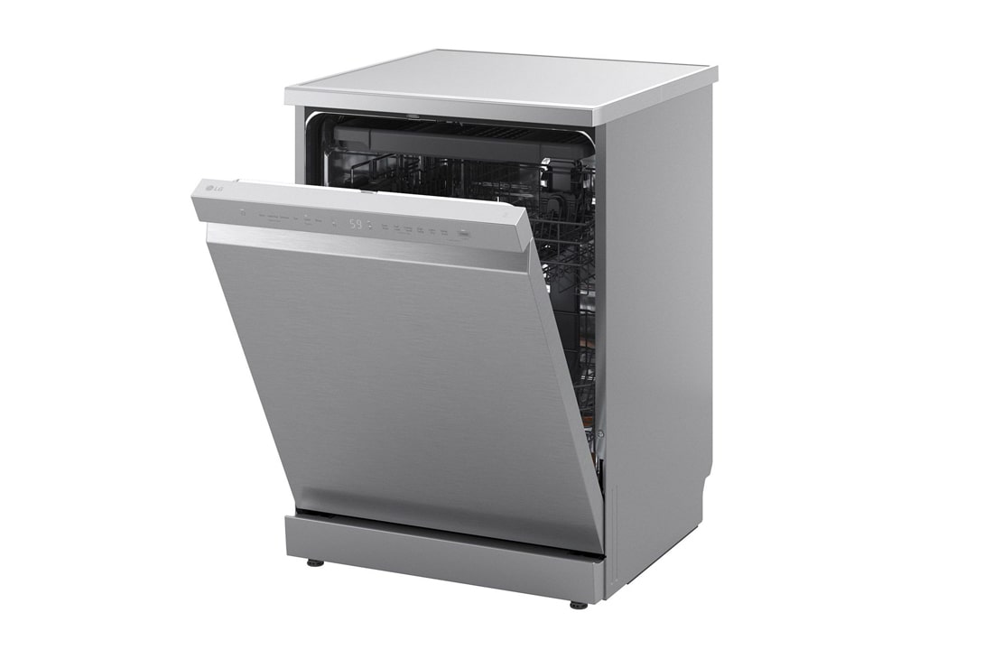 LG QuadWash™ Съдомиялна, Автоматично отваряне на вратата, 14 комплекта съдове, Изглед от дясната страна, DF273FV, thumbnail 12