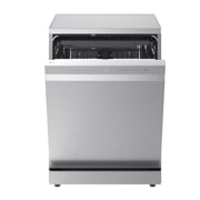 LG QuadWash™ Съдомиялна, Автоматично отваряне на вратата, 14 комплекта съдове, Предна горна врата, отворена с изглед към храната, DF273FV, thumbnail 4