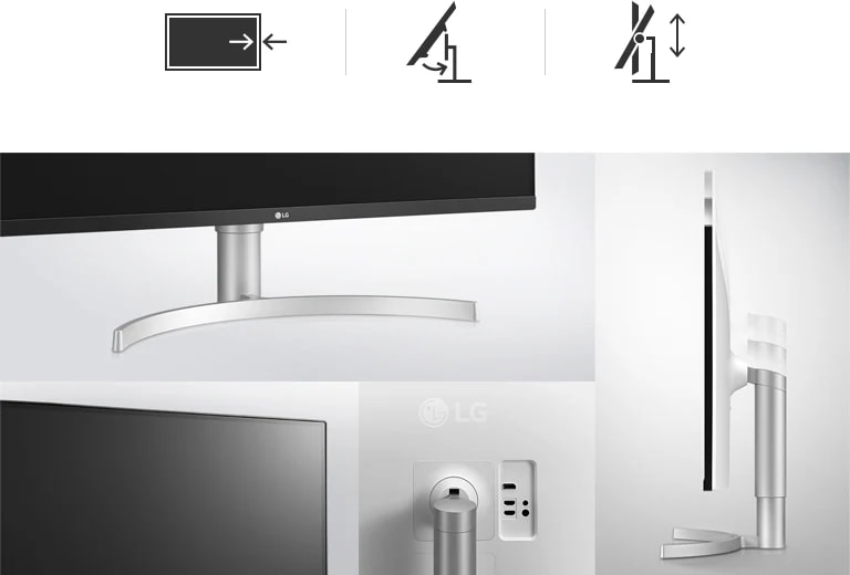 Универсален дизайн с възможности за накланяне, завъртане около оста и регулиране на височината.