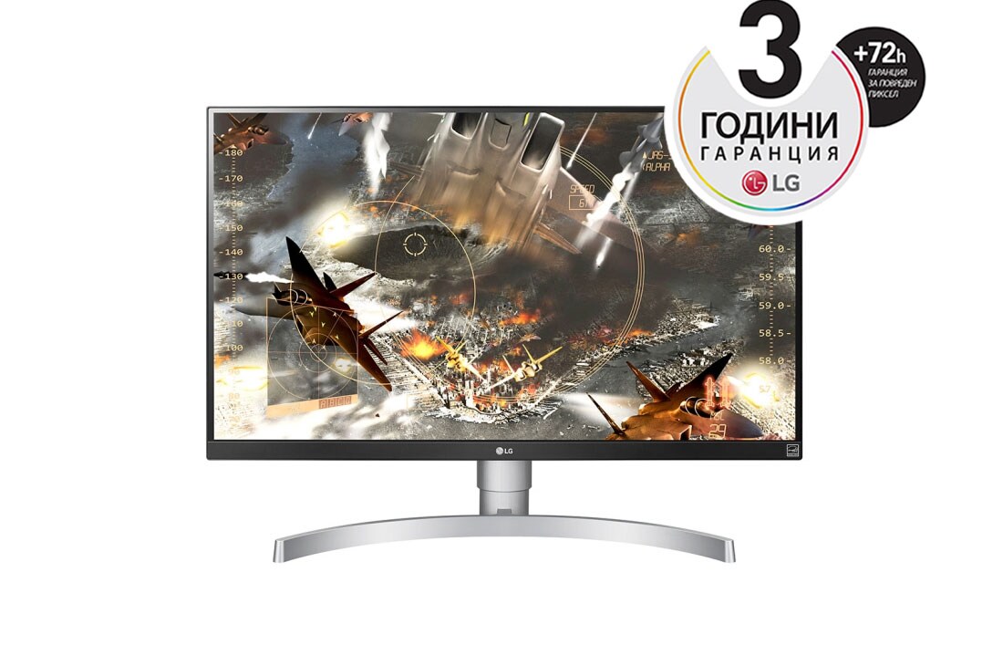 LG 27” клас 4K UHD IPS LED Монитор с 