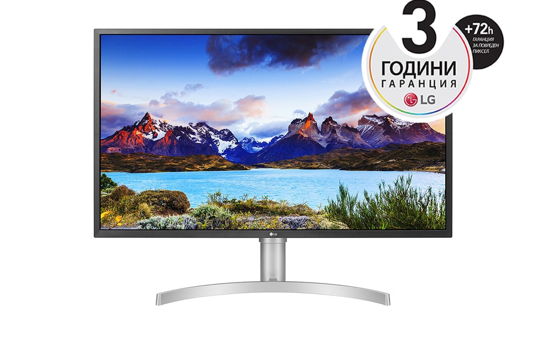 LG 31,5'' UHD 4K Монитор за игри с Freesync™ и USB Type-C™, 32UL750-W