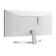 LG 29'' UltraWide™ Full HD (2560x1080) HDR IPS монитор, изглед отзад под ъгъл +15 градуса, 29WN600-W, thumbnail 7
