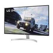 LG 31,5'' UHD 4K(3840x2160) Монитор c HDR10 и AMD FreeSync™, изглед отстрани под ъгъл +15 градуса, 32UN500-W, thumbnail 2