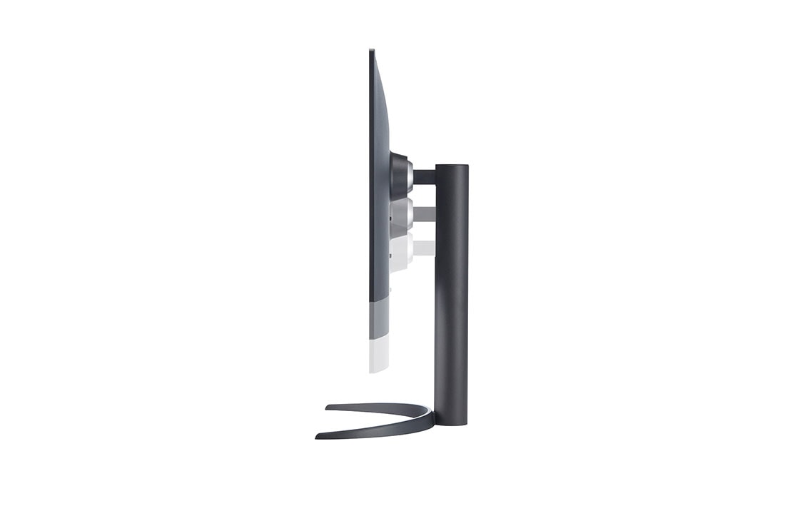 LG 31,5'' UHD 4K OLED Монитор c USB-C, изглед отстрани на монитора, който се премества надолу за регулиране на височината, 32EP950-B, thumbnail 6