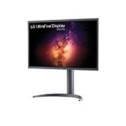 LG 31,5'' UHD 4K OLED Монитор c USB-C, изглед отстрани под ъгъл +15 градуса, 32EP950-B, thumbnail 2