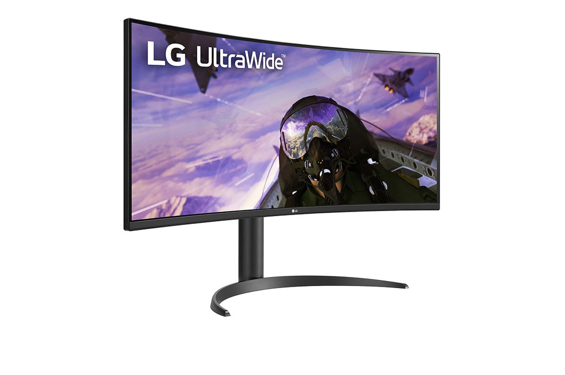 LG 34'' 21:9 QHD Монитор c AMD FreeSync™(Premium) и 1ms MBR, Изглед в перспектива, 34WP65CP-B, thumbnail 4