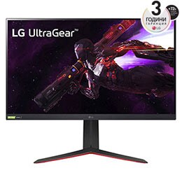 31,5'' UltraGear™ QHD Nano IPS 1ms (GtG) Gaming Монитор c 165Hz / 180Hz (Overclock)2