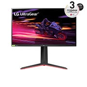 LG 27'' Full HD(1920 x 1080) UltraGear™ Монитор c 1ms 240Hz и NVIDIA® G-SYNC® compatibility, изглед отпред, 27GP750-B, thumbnail 1