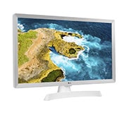 LG 23,6'' Wide Viewing Angle TV Монитор, изглед отстрани под ъгъл +15 градуса, 24TQ510S-WZ, thumbnail 3