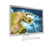 LG 23,6'' Wide Viewing Angle TV Монитор, Изглед отстрани под ъгъл +30 градуса, 24TQ510S-WZ, thumbnail 4