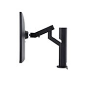 LG 32'' QHD IPS Ergo Монитор c USB Type-C™, изглед отстрани при намаляване на височината на монитора, 32QP880-B, thumbnail 5