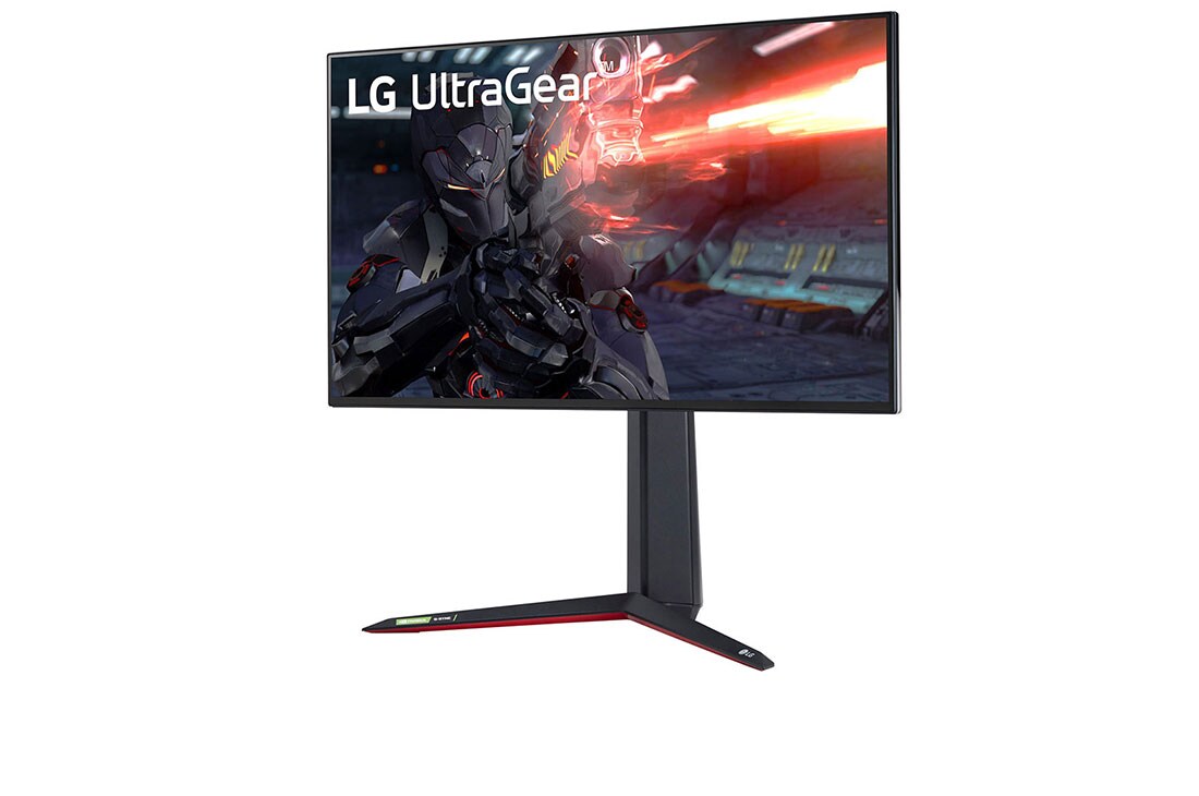 LG 27'' 4K UHD Nano IPS 1ms 144Hz UltraGear™  Монитор , изглед отстрани под ъгъл +15 градуса, 27GN95R-B, thumbnail 2
