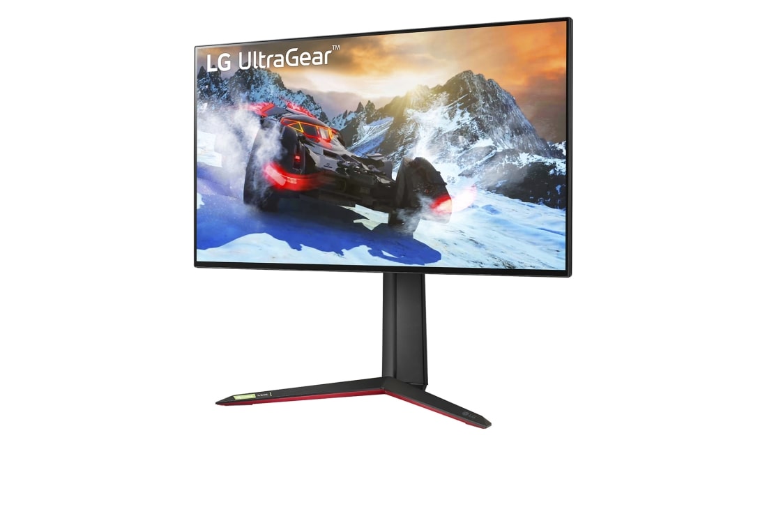 LG 27'' UHD 4K UltraGear™ Nano IPS 1ms (GtG) Gaming Монитор с VESA DSC, изглед отстрани под ъгъл +15 градуса, 27GP95R-B, thumbnail 2