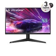 LG 24” UltraGear™ Full HD монитор за игри, изглед отпред, 24GQ50F-B, thumbnail 1