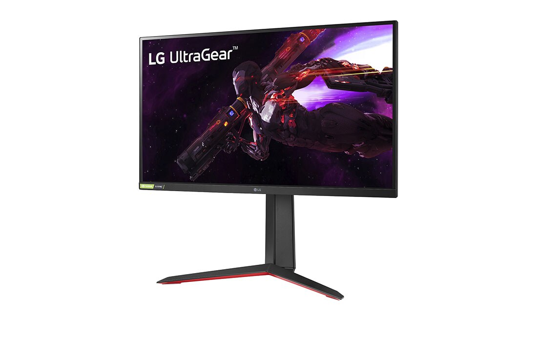 LG 27'' QHD IPS Монитор c AMD FreeSync™ (Premium), NVIDIA® G-SYNC и 1ms MBR, изглед отстрани под ъгъл +15 градуса, 27GP850P-B, thumbnail 2