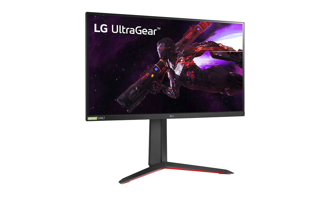 LG 27'' QHD IPS Монитор c AMD FreeSync™ (Premium), NVIDIA® G-SYNC и 1ms MBR, изглед отстрани под ъгъл +15 градуса, 27GP850P-B, thumbnail 3
