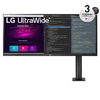 34"  21:9  UltraWide™ QHD Ergo IPS Монитор c HDR10 и AMD FreeSync™ 1